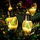 HFXXAD Christmas Tree Snow Globe String Lights 10 LED Clear Bulbs Christmas Tree String Lights for Bedroom Wedding Table Decoration Outdoor Garden Party Home Party Decorate66 FT