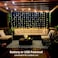 Lighting EVER LE Fairy Curtain Lights Battery Operated USB Plug in Remote 10 x 10 ft Hanging String Lights for Bedroom Wall 300 LED Indoor Outdoor Twinkle Lights for Wedding Party Backdrop Tent Patio