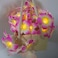 Lxcom Lighting Plumeria Flower String Lights 20LED String Light Hawaiian Foam Artificial Plumeria Flower Battery Powered Fairy Starry Lights for Christmas Party Home Wedding BeachPink