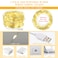 Macarrie 6 Pcs USB String Lights 33 ft 100 LED Fairy Lights Powered String for Christmas Indoor Outdoor Wedding Party Tree Home Festival Garden Decoration Warm White