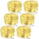 Macarrie 6 Pcs USB String Lights 33 ft 100 LED Fairy Lights Powered String for Christmas Indoor Outdoor Wedding Party Tree Home Festival Garden Decoration Warm White