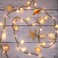 MIYA LIFE Seashell Garland Ocean Light for Beach Decor 72FT 39LED Battery Operated Coastal Garland Magic Conch Shell Beach Decorations for Home Coconut Girl Room Decor