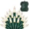 NEROSUN Battery Operated Christmas Lights 50 LED 16FT Waterproof String Christmas Tree Lights with 8 Modes Xmas Decorations for Indoor Outdoor Yard Wedding Home Decor Warm White