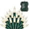 NEROSUN Battery Operated Christmas Lights 50 LED 16FT Waterproof String Christmas Tree Lights with 8 Modes Xmas Decorations for Indoor Outdoor Yard Wedding Home Decor Warm White