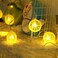 HuiZhen Novelty Lemon Decor Fairy String Lights with 20 LED Battery Operated Warm Twinkle Christmas String Lights for KitchenPartyWeddingFestivalHome Decorations13ft4m Provide Two Extra Lemon Slices