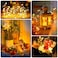 SINAMER 6 Pack Fairy Lights Battery Operated String Lights 7ft 20 Led Mini Lights Waterproof Silver Wire Starry for Mason Jars DIY Wedding Party Bedroom Christmas Warm White