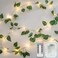 suddus Vine with Fairy Lights Battery Operated 131ft 40 LED Pothos String Lights with Remote Leaf Lights for Bedroom Room Wall Garden Party Wedding Dorm DecorWarm White