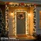 echosari Timer Fairy Lights Battery Operated 2 Pack 164Ft 50 LEDs Silver Copper Wire Twinkle String Lights with Timer 5 Lighting Modes for Christmas Bedroom Wedding Parties Holiday Decorations Warm Wh