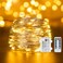 TingMiao Fairy Lights Battery Operated String Lights with Remote Control Timer 33Ft 100 LED Waterproof 8 Modes Copper Wire Warm White Twinkle String Lights for Christmas Warm White 1Pack