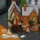 YIMILITE 2 Pack C7 06W 2700K Featuring Standard E12 LED Bulb Candelabra Base Christmas Village Light Accessory Cord with 2 LED Light Bulb