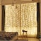 ZSJWL 300 LED Curtain Fairy Lights with Remote 8 Modes 98 98 Ft Curtain String Light USB Plug in Twinkle Silver Wire Lights for Bedroom Window Chrismas Wedding Party Warm White