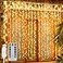 Ollny Curtain Lights 66x66ft 200 LED String Lights with Remote 8 Modes Dimmable Timer USB Power Fairy Light for Bedroom Backdrop Indoor Wall Window Christmas Decorations Warm White