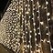Magictec 300 LED Curtain String Light 8 Lighting Modes Fairy Twinkle String Lights Wedding Party Home Garden Bedroom Outdoor Indoor Wall Decorations Warm White