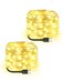 Blingstar USB Powered Fairy Lights 2 Pack 33Ft 100 LED Flexible Silver Wire Mini String Lights for Christmas TreeBedroomCampingHoliday Indoor Decoration Warm White
