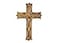 S.B.ARTS Wooden Cross 10 Inches Handmade Catholic Crucifix Wood Wall Cross Christians Spiritual Hanging Ornament Church Wall Decor For Home Office Living Room Long Hand Carved Ideal Christmas Gift for