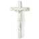 BC BUILDCLASSIC BC Catholic Crucifix Wall Cross 12 H Jesus Christ Wall Decor for Elegant Modern Home Devout Gift for Easter Religious Gifts Home Decor Grey White Stone Finish Hand Painted by Buildclas