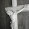 BC BUILDCLASSIC BC Catholic Crucifix Wall Cross 12 H Jesus Christ Wall Decor for Elegant Modern Home Devout Gift for Easter Religious Gifts Home Decor Grey White Stone Finish Hand Painted by Buildclas
