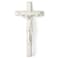 BC BUILDCLASSIC BC Catholic Crucifix Wall Cross 12 H Jesus Christ Wall Decor for Elegant Modern Home Devout Gift for Easter Religious Gifts Home Decor Grey White Stone Finish Hand Painted by Buildclas