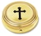 Autom Catholic Budded Cross Gold Toned Pyx Case 2 14 Inch Original Version