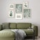 ArtbyHannah 6Piece Sage Green Framed Wall Art Set Botanical Prints Quotes for Living Room Bedroom Office Wall Decor Multi Sizes 6x8 8x10 11x14