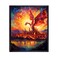 Bestbuddy Pet 8X10 Unframed Starry Night Inspired Dragon Blasting Fire over Medieval Castle Ancient Legend Tale Oil Painting Art Print Poster Wall Decor AP230