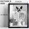 Biufo Framed Bathroom Wall Art Dog on Toilet Wall Decor Animal Canvas Print Poster Bathroom Restroom Decor 8x10