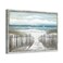 ARTISTIC PATH Canvas Wall Art Beach Pathway Sandy Path with Fence Painting to The Coastal Prints Artwork Picture for Bathroom 16 x 11 MultiSized