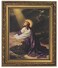 Gerffert Collection Christ in Gethsemane Garden Framed Portrait Print 13 Inch Ornate Gold Tone Finish Frame