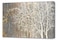 Yihui Arts Canvas Wall Art Hand Painted White Tree Pictures Brown Forest Painting Modern Abstract Landscape Nature Artwork for Bedroom Bathroom Home Office Living Room Decorations