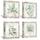 Hardy Gallery Green Leaves Prints Wall Art Rustic Wooden Background Palm Tree Leaf Simple Life Painting for Bathroom Wall Decor 12 X 12 X 4