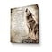 Parylore Motivational Wolf Canvas Wall Art Christian Wolf Gift for Men Picture Wall Decor Inspirational Quotes Painting Framed Modern Artwork for Bedroom Bathroom Office Home Decor 12x16 inch
