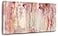Kureful Abstract Wall Art Large Wall Decor Pink Artwork 20x 40 Pictures Gold Paintings for Bedroom Living Room Office Canvas Prints