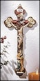 Christian Brands 13 Inches High Mary Mother of Jesus and Holy Trinity Crucifix