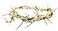 Needzo Religious Religious Gifts Religious Hand Made 6 Inch Crown Thorns Easter Lent Cross Accent