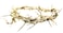 Needzo Religious Religious Gifts Religious Hand Made 6 Inch Crown Thorns Easter Lent Cross Accent