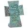 Dicksons Serenity Prayer Aqua Filigree 4 x 6 Resin Stone Table Top Cross Decoration