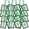 Needzo WoolBacked Green Scapulars Catholic Dual Paneled Scapular with Image of The Pierced Heart and Our Lady with Silver Tone Medals 1725 Inches 12 Pack
