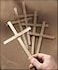 1home Palm Hanging Wall Cross Made from Palms Christian Catholic 8 Inch Tall Crucifix