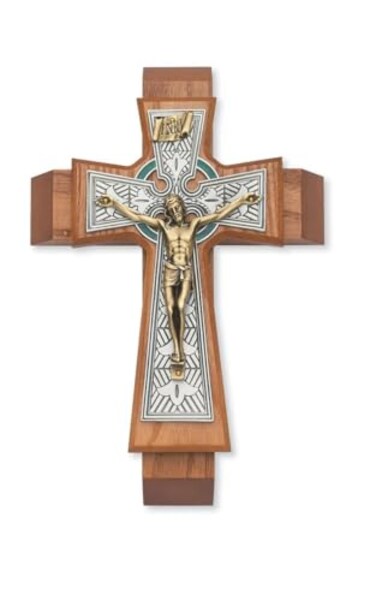 McVan Inc 11 Walnut Celtic Sick Call Dcor Gift Religious 7942661MCVAN