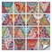 Jacklove 16 Pcs 6x6 in Mandala Style Decorative Tile Stickers Peel and Stick Self Adhesive Removable Tiles Backsplash Waterproof Kitchen Bathroom Furniture Staircase Home Decor Wall Sticker MZ274