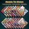 Jacklove 16 Pcs 6x6 in Mandala Style Decorative Tile Stickers Peel and Stick Self Adhesive Removable Tiles Backsplash Waterproof Kitchen Bathroom Furniture Staircase Home Decor Wall Sticker MZ274