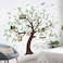 decalmile Large Family Tree Wall Decals DIY Photo Frame Tree Wall Stickers Bedroom Living Room Sofa TV Background Wall Decor