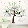 decalmile Large Family Tree Wall Decals DIY Photo Frame Tree Wall Stickers Bedroom Living Room Sofa TV Background Wall Decor