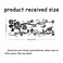 SUPERDANT Wall Stickers Black Rose Flower Wall Decals Vinyl Art Decor