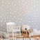BugyBagy Wall Decals White Stars for Kids Room 345centimeter Mix 112 Pcs Easy to Peel Easy to Stick Safe On Walls and Paint Vinyl Decor by Bugybagy Matte White