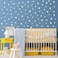 BugyBagy Wall Decals White Stars for Kids Room 345centimeter Mix 112 Pcs Easy to Peel Easy to Stick Safe On Walls and Paint Vinyl Decor by Bugybagy Matte White