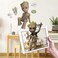 WALL PALZ Wall Palz Marvel Baby Groot Wall Decals 26 Augmented Reality Guardians of The Galaxy Bedroom Wall Decor Peel and Stick Vinyl Wall Stickers