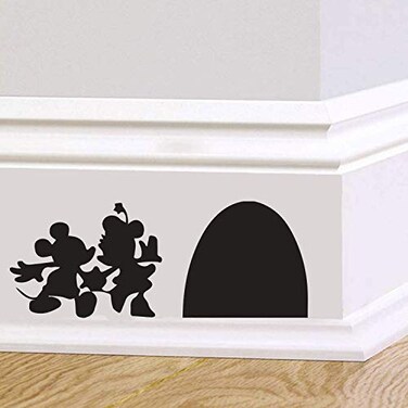 SmartDistributors AgileSolutions Mouse Decals Hole Wall Sticker Mickey Mouse Decals Disney for Wall 95 x 45 inches Pack of 1