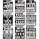 Zonon 9 Pcs Inspirational Wall Decals Spiritual Motivational Wall Stickers Positive Quotes Sayings Phrases Decals for Library Home School Office Art Decorations 8 x 10 Inches