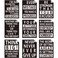 Zonon 9 Pcs Inspirational Wall Decals Spiritual Motivational Wall Stickers Positive Quotes Sayings Phrases Decals for Library Home School Office Art Decorations 8 x 10 Inches